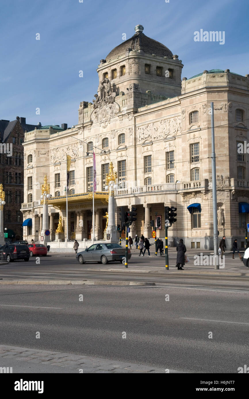 Kungliga Dramatiska Teatern, Dramaten, königliche dramatische Theater,  Stockholm, Schweden, Skandinavien, Europa Stockfotografie - Alamy