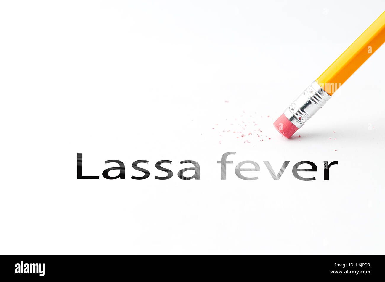 Bleistift mit Radiergummi Stockfoto