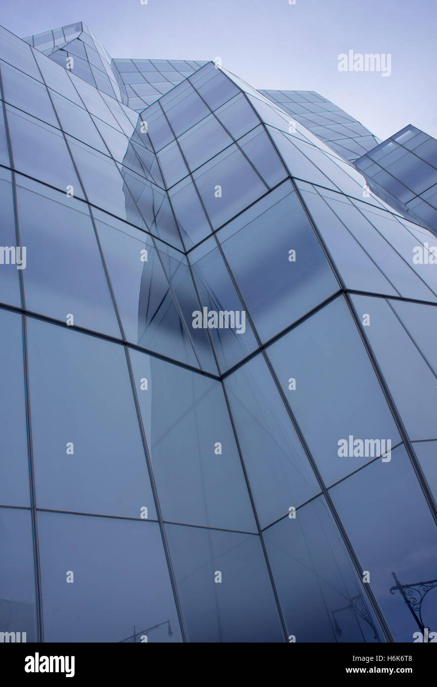 IAC Gebäude in Chelsea, Manhattan, von Gehry entworfen. Stockfoto