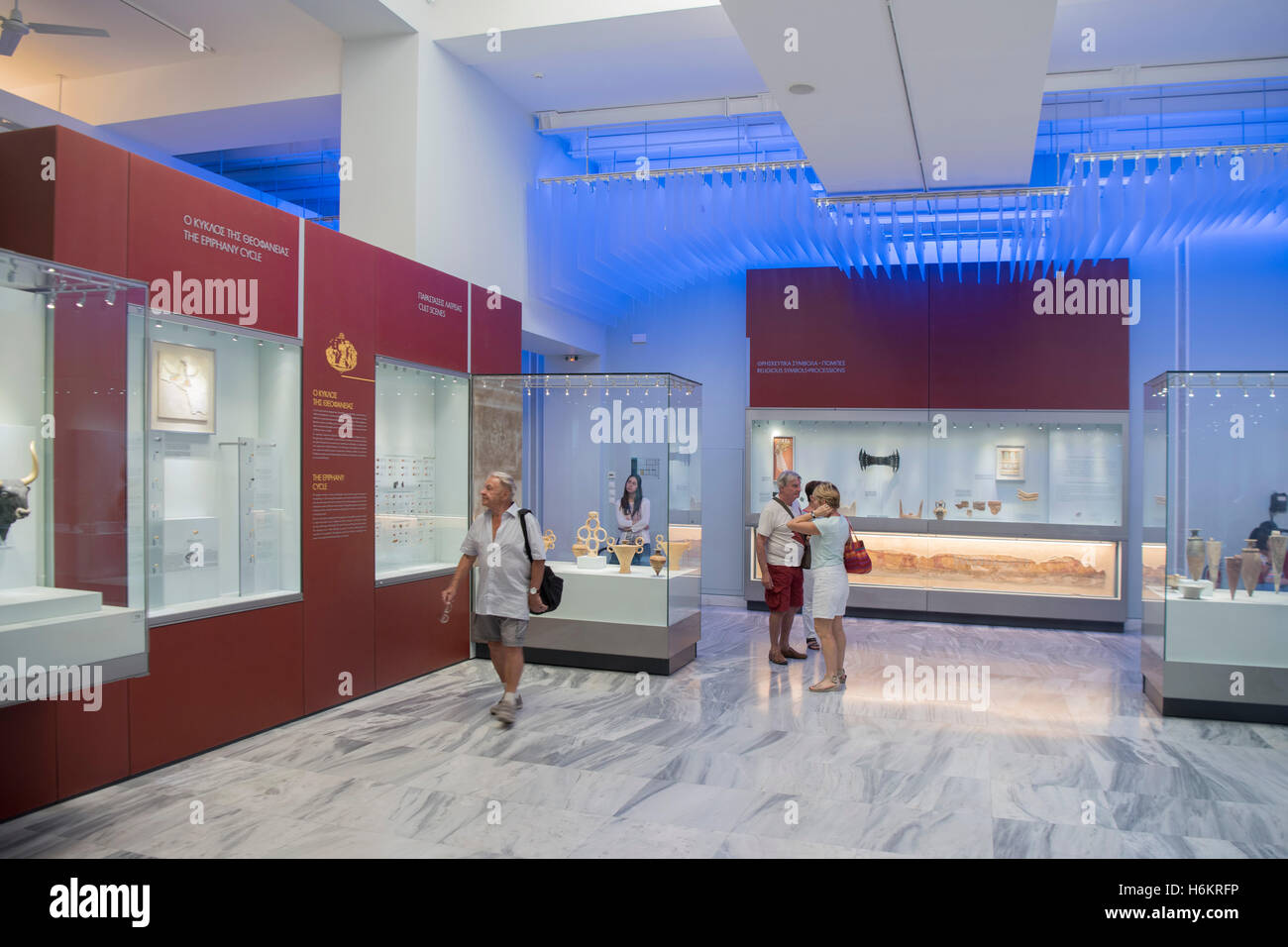 Griechenland, Kreta, Heraklion, Archäologisches Museum Stockfoto