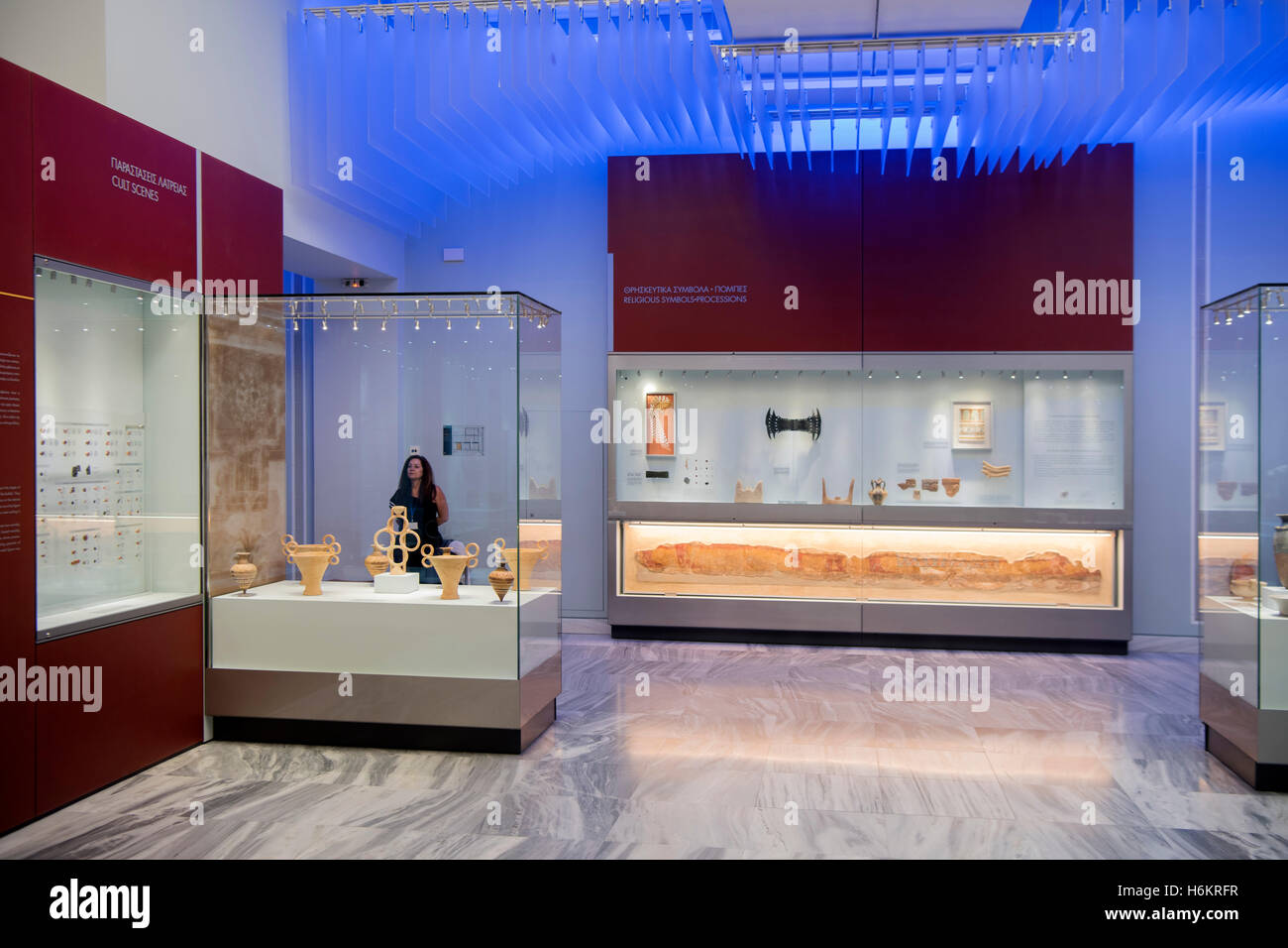Griechenland, Kreta, Heraklion, Archäologisches Museum Stockfoto