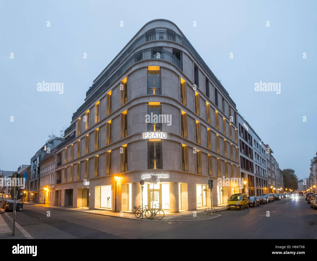 Neuen Prado, aufbauend auf der Linienstraße, einem gemischten Wohn- und Gebäude in Mitte Berlin Deutschland Stockfoto