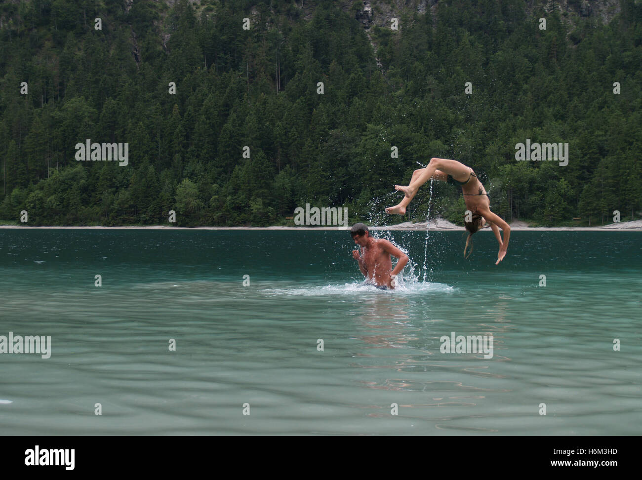 starke Erfrischung Stockfoto