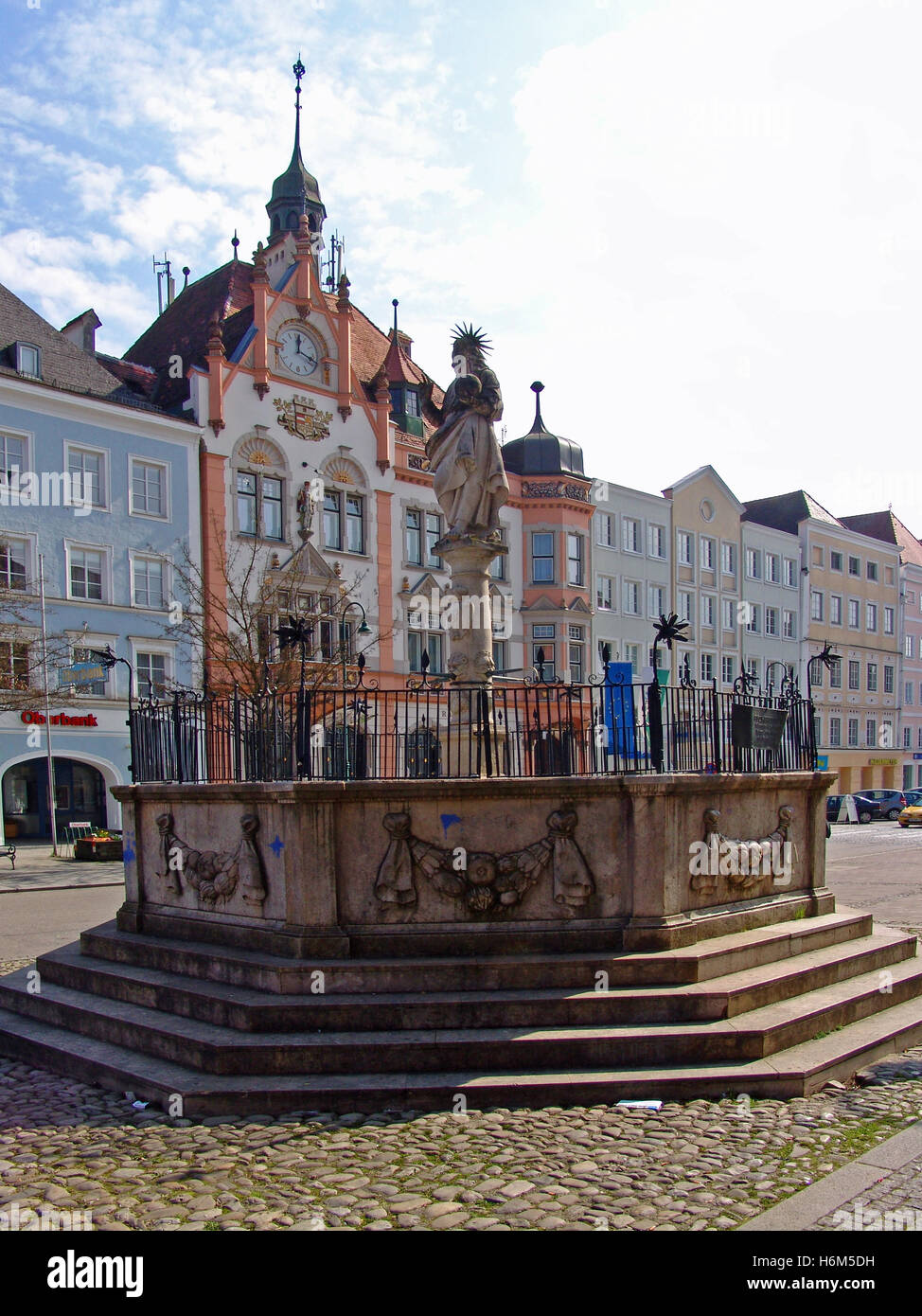 Braunau bin inn Stockfoto