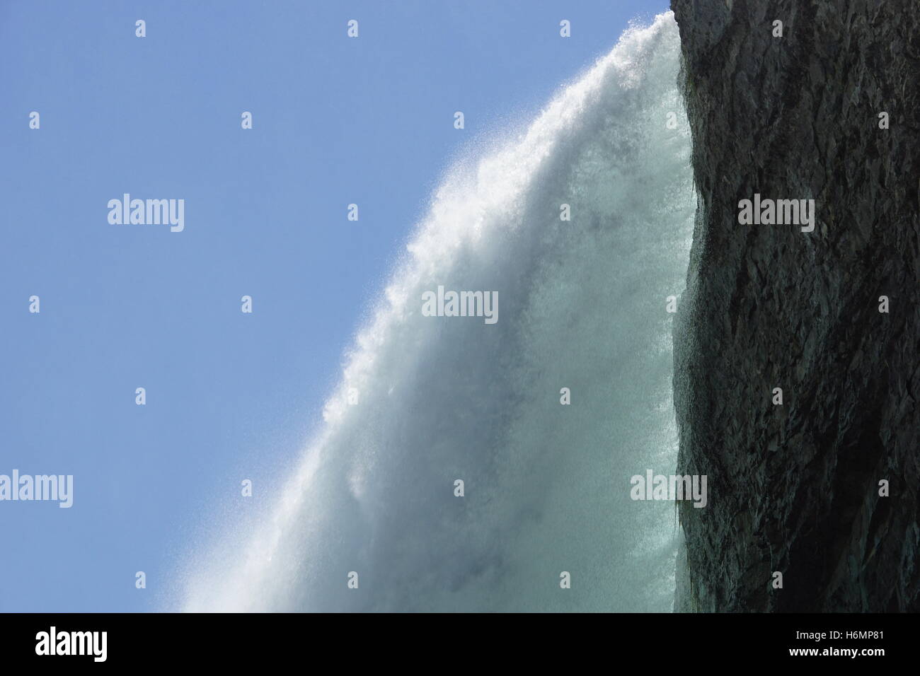 Niagara Falls Wasserfall hautnah Stockfoto