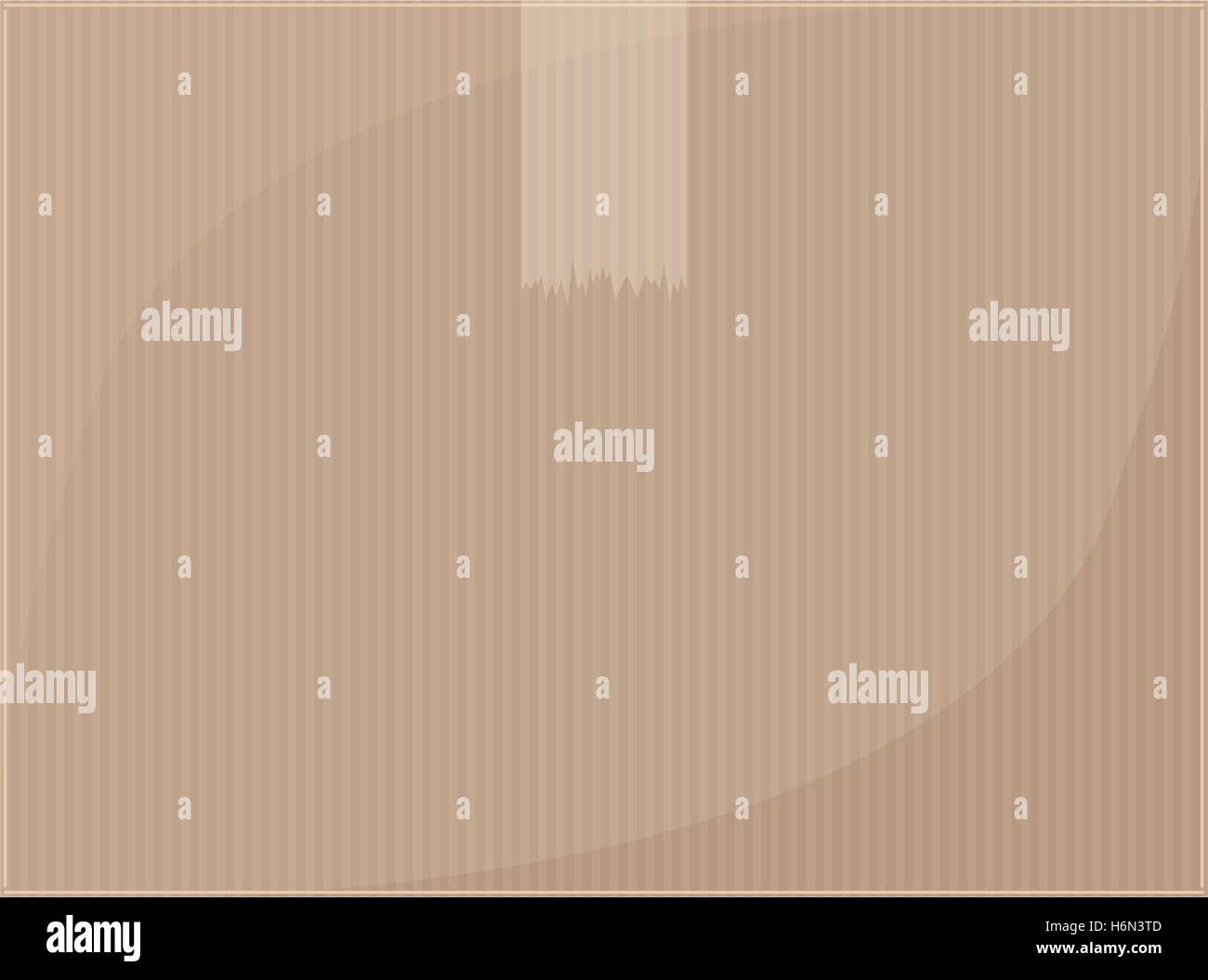 versiegelte Verpackungsklebeband in Karton-Vektor-illustration Stock Vektor
