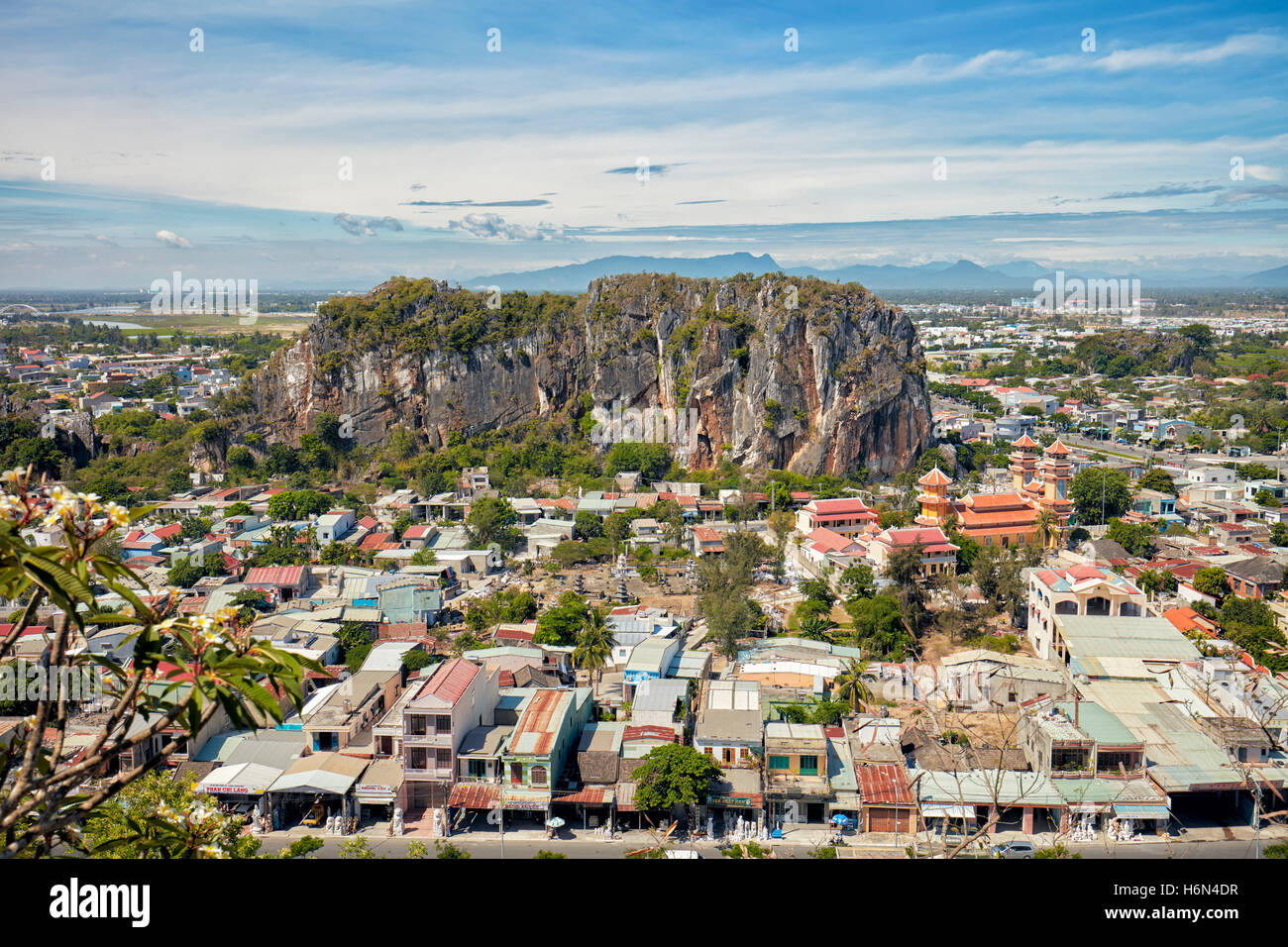 Ansicht der Marmor Berge. Da Nang, Vietnam. Stockfoto