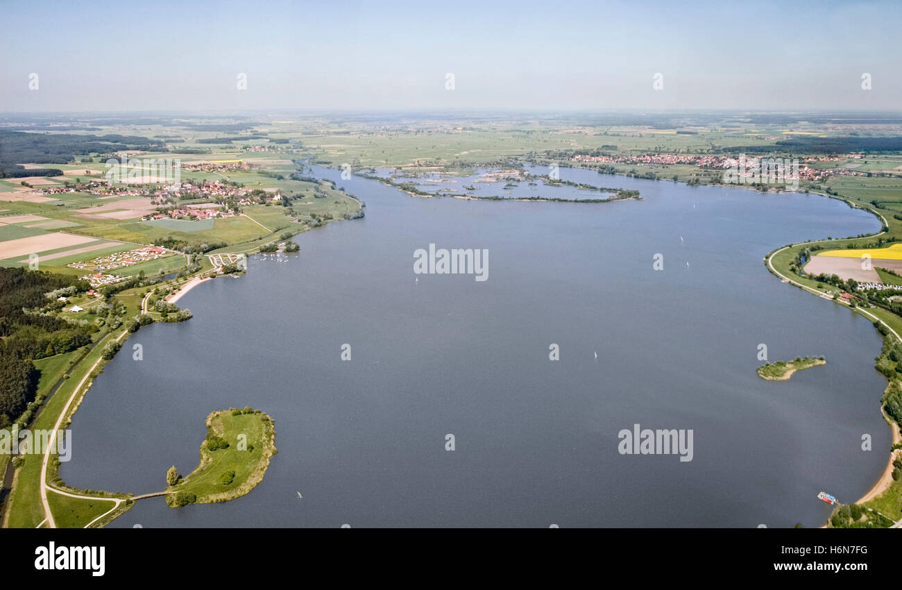 Luftbild Altmuhlsee 2 Stockfoto