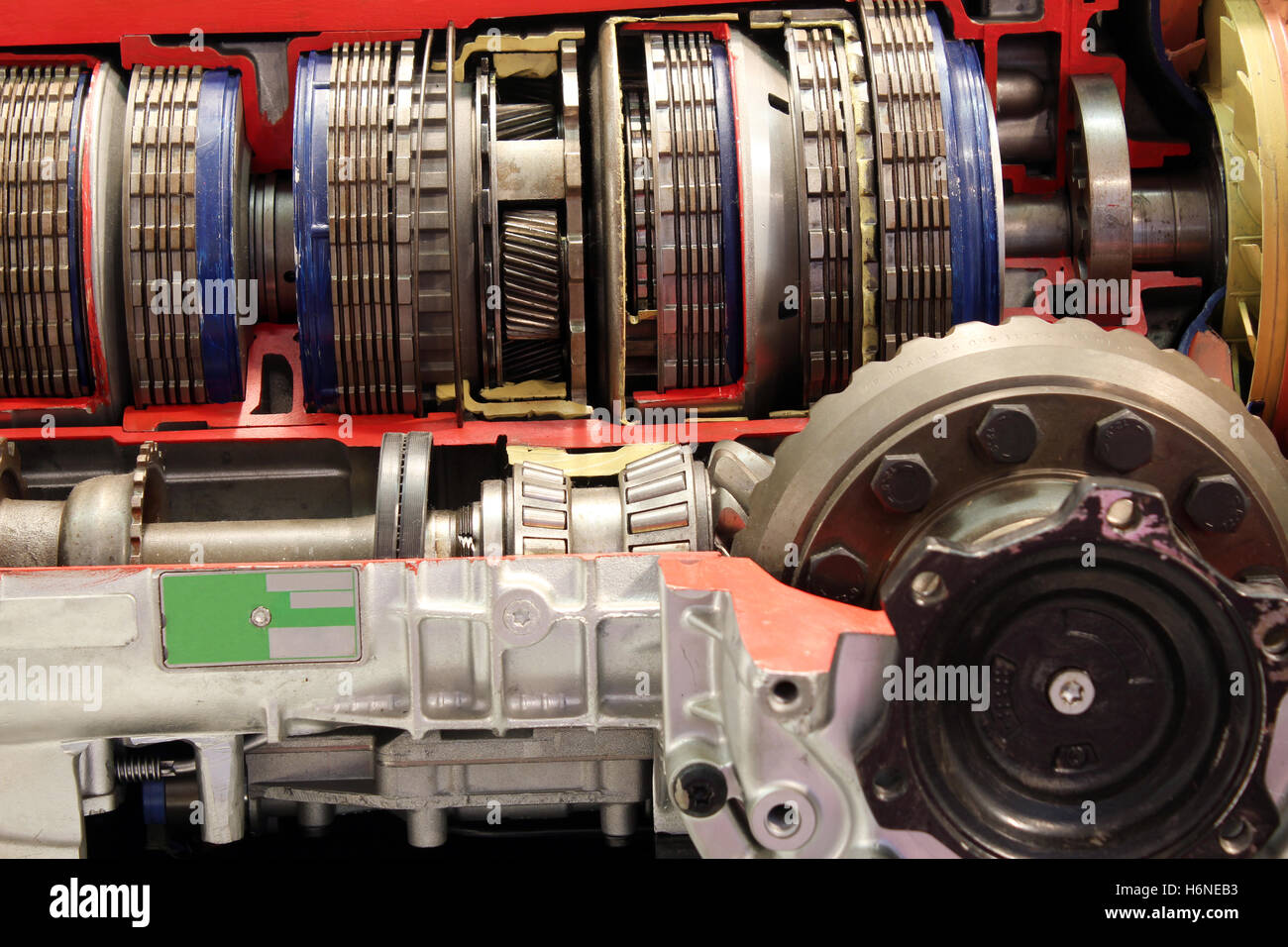 Auto Automatik Getriebe detail Stockfoto