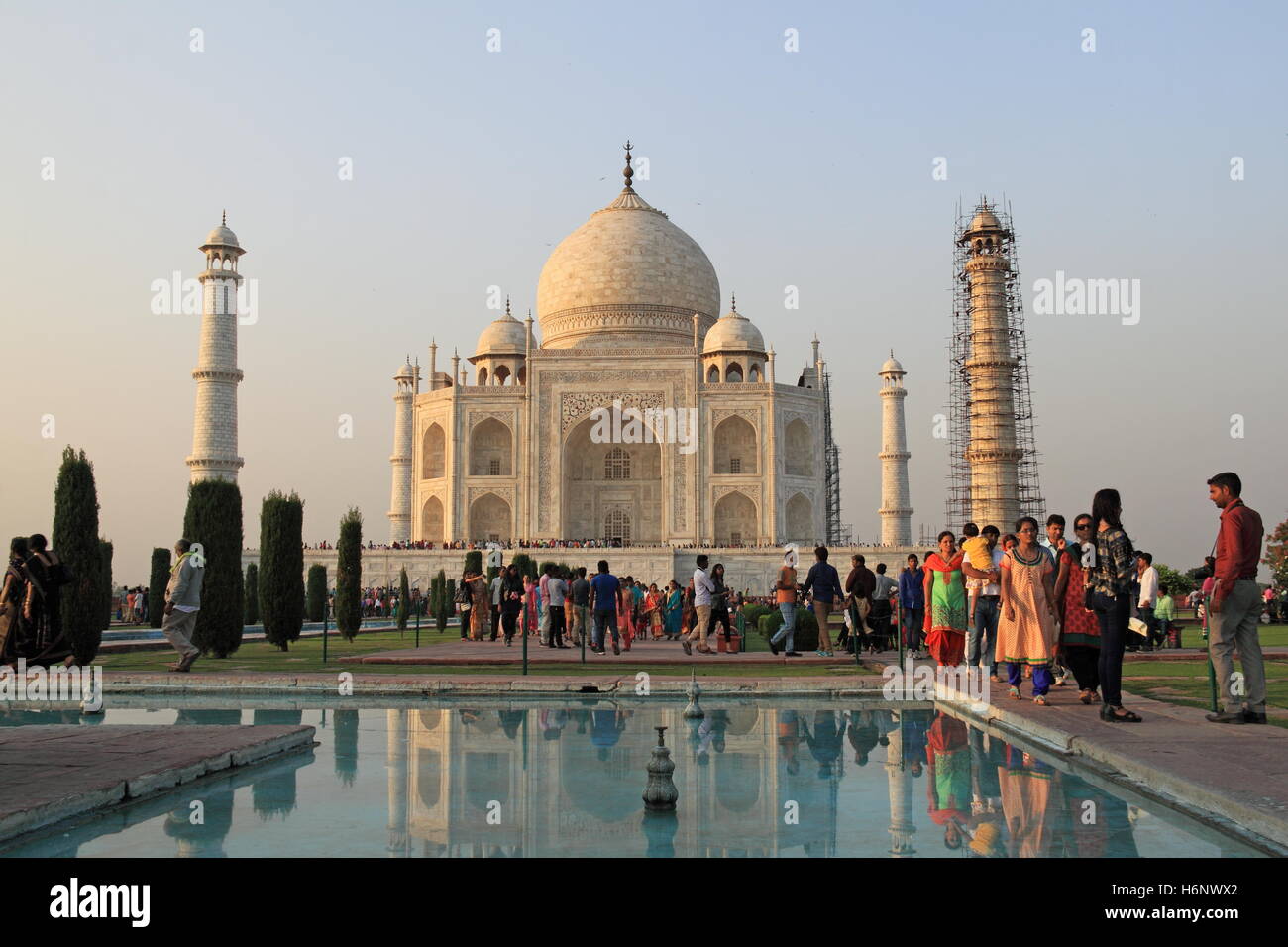 Grab von Mumtaz Mahal und Shah Jahan, Taj Mahal, Agra, Uttar Pradesh, Indien, indischer Subkontinent, Südasien Stockfoto