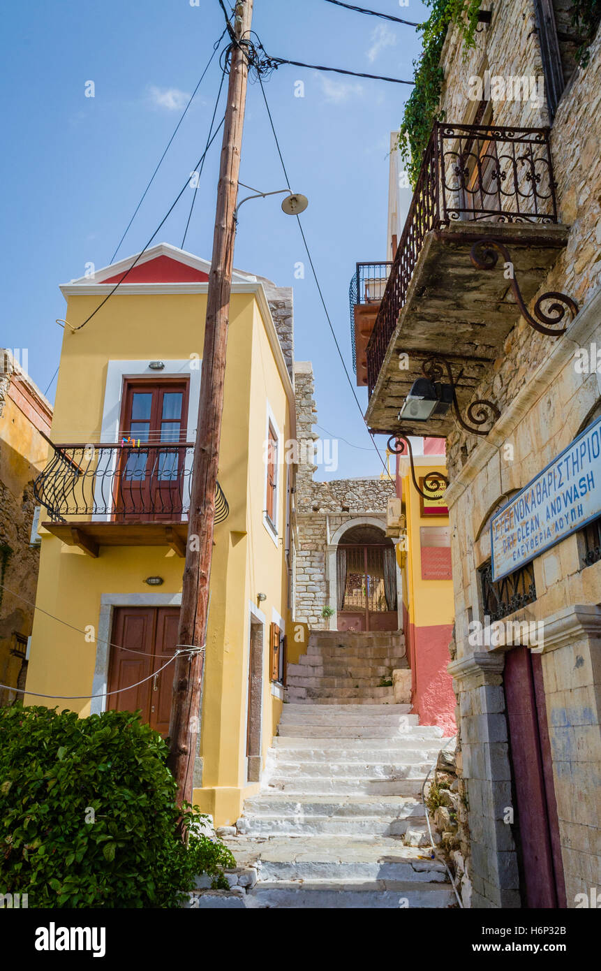 Symi-Insel Stockfoto