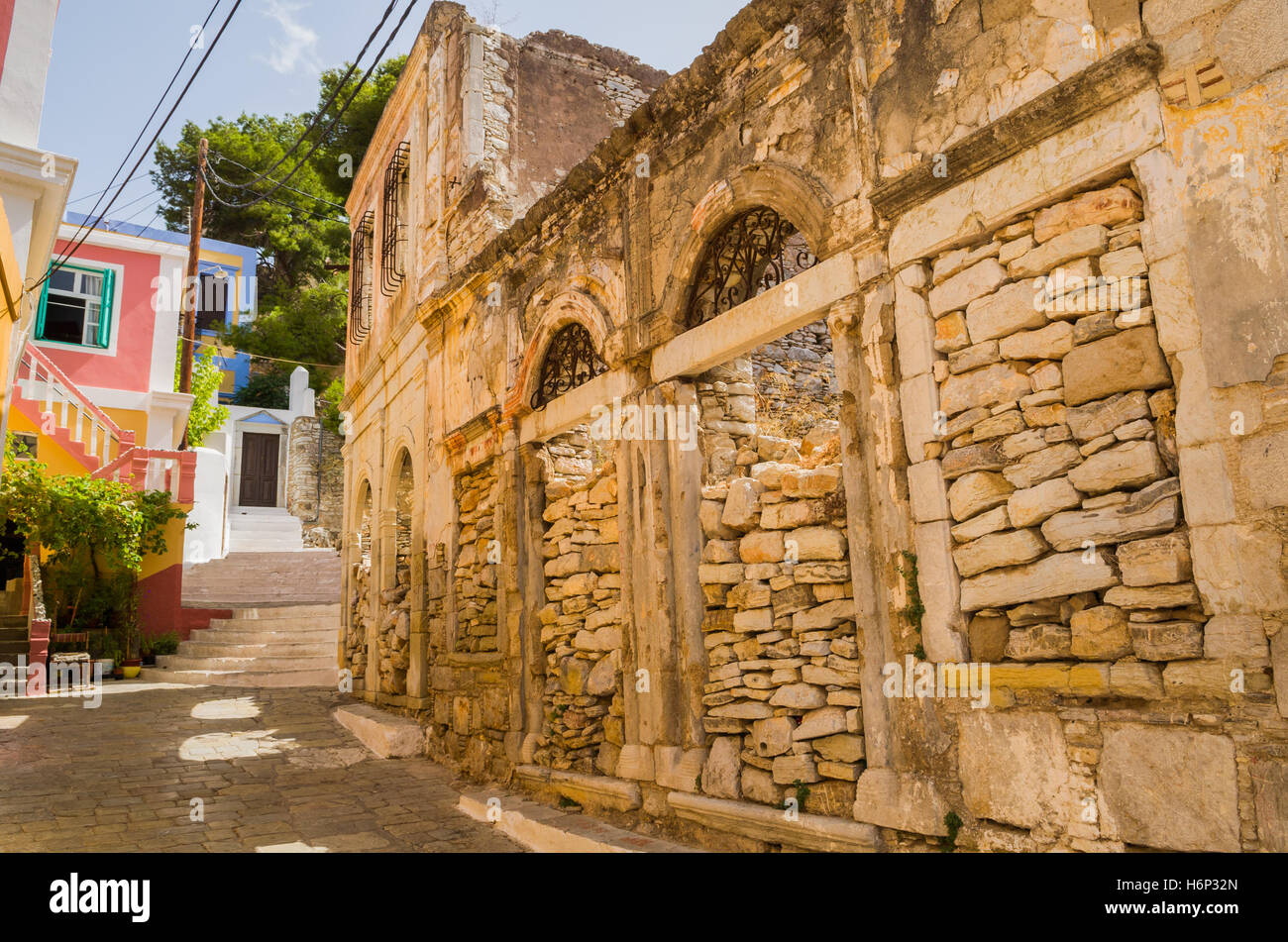 Symi-Insel Stockfoto