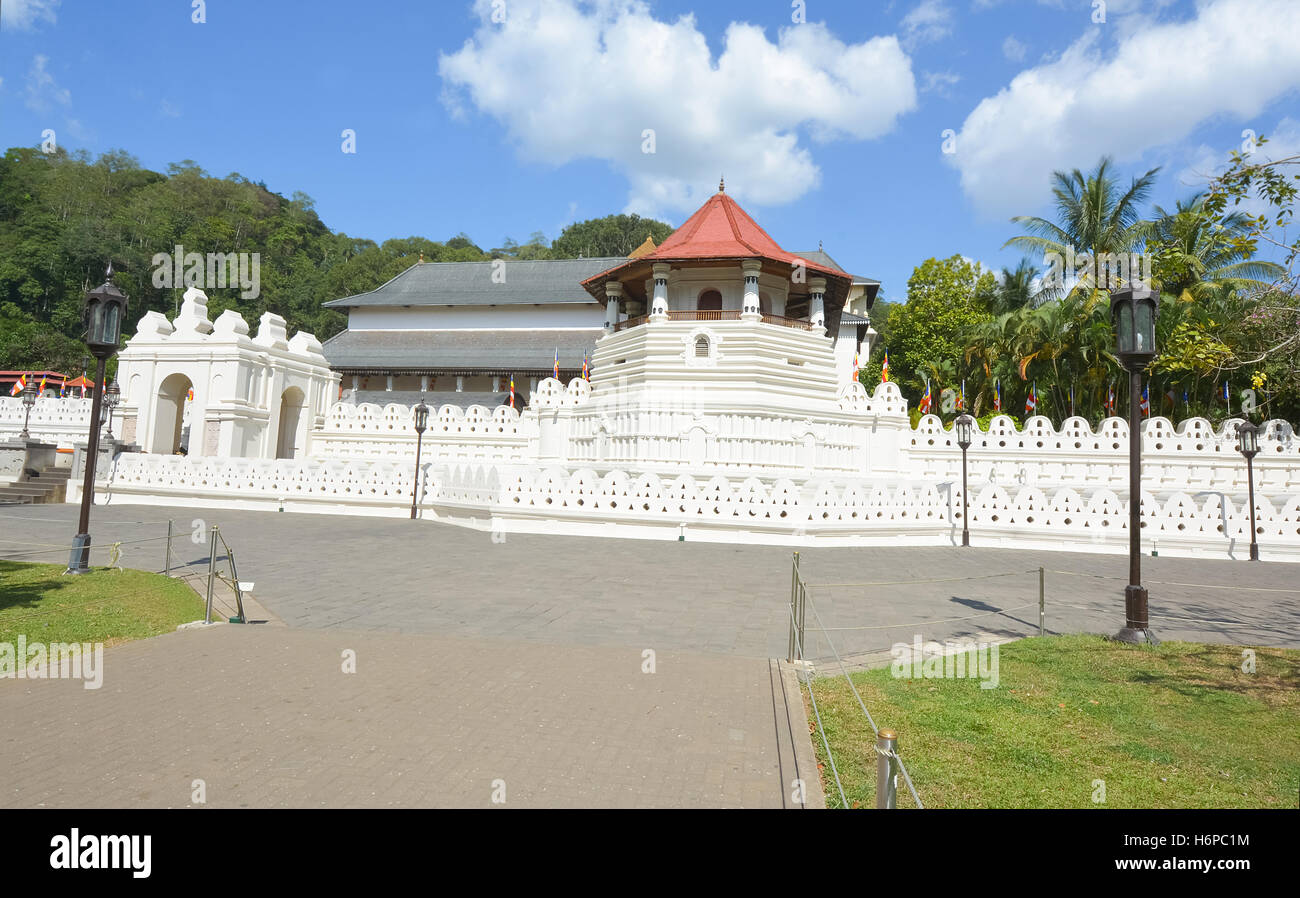 Tempel des heiligen Zahns Relic, Sri Lanka Stockfoto