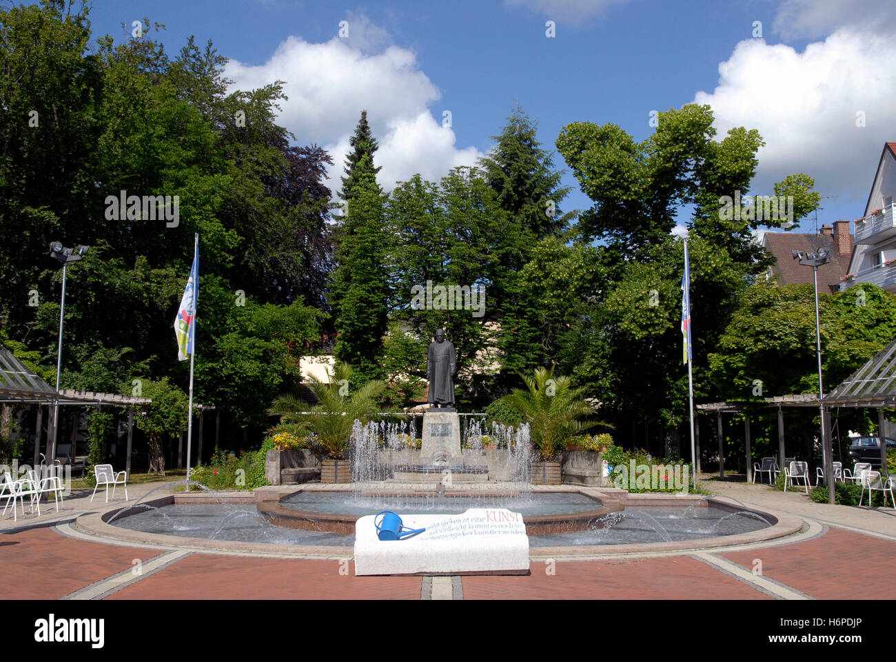 Kneipp-Denkmal in bad wörishofen Stockfoto