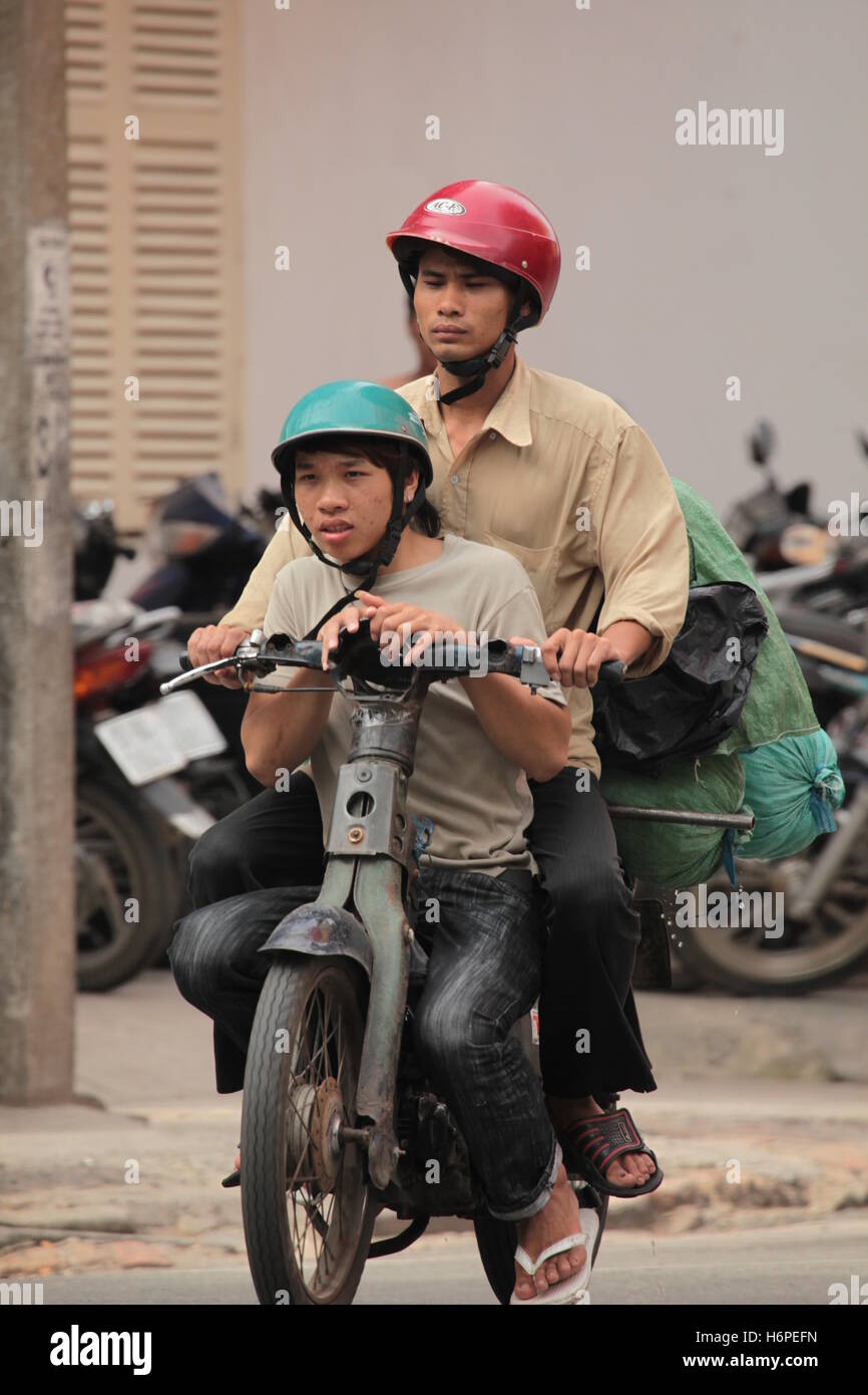 in den Straßen von vietnam Stockfoto