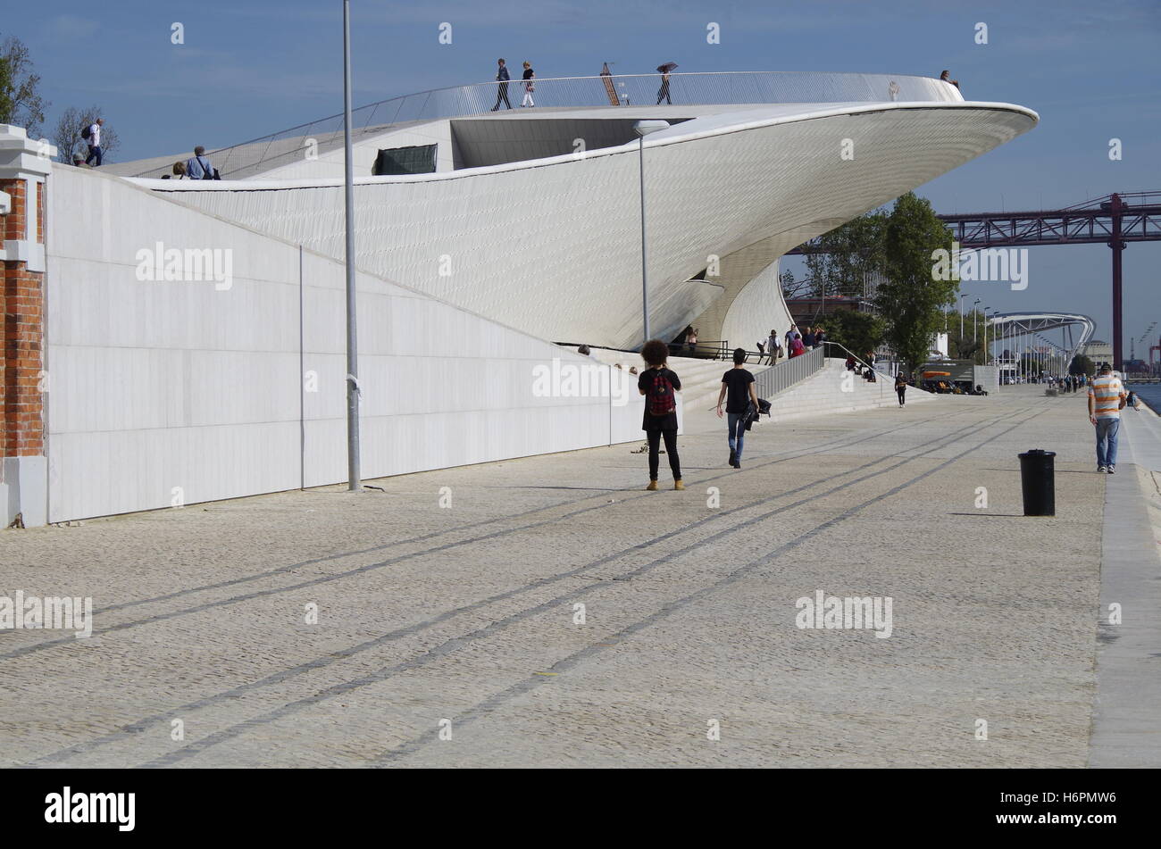 MAAT, Lissabon, Portugal, Neubau, Architekten AL A Stockfoto