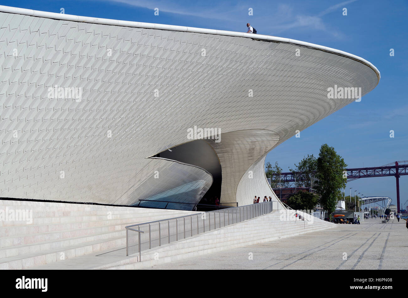 MAAT, Lissabon, Portugal, Neubau, Architekten AL_A Stockfoto