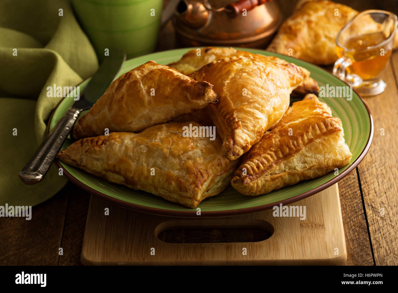 Herzhafte Käse-Gebäck Stockfoto