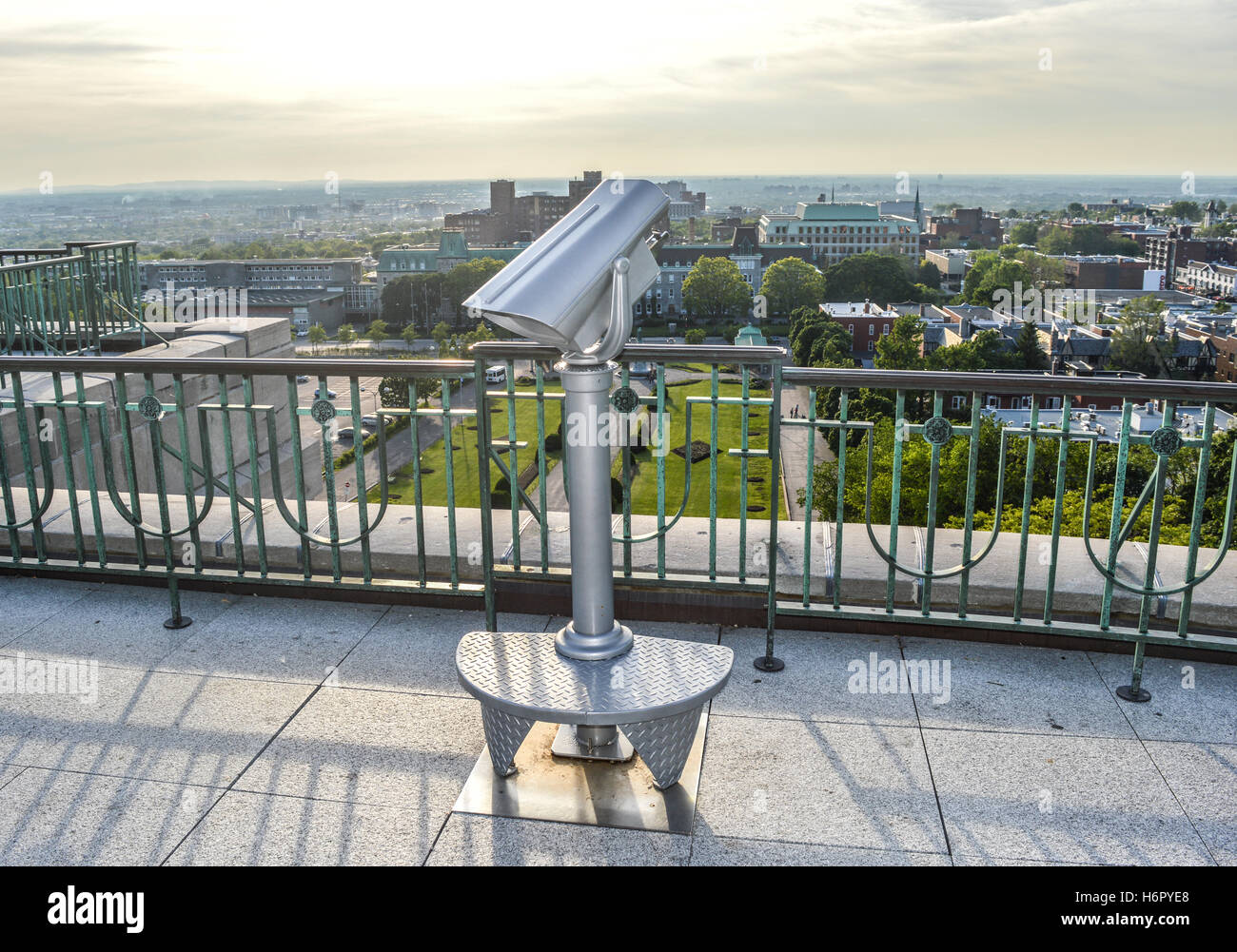 Binokulare Viewer St.-Josephs-Oratorium-Montreal Kanada Stockfoto