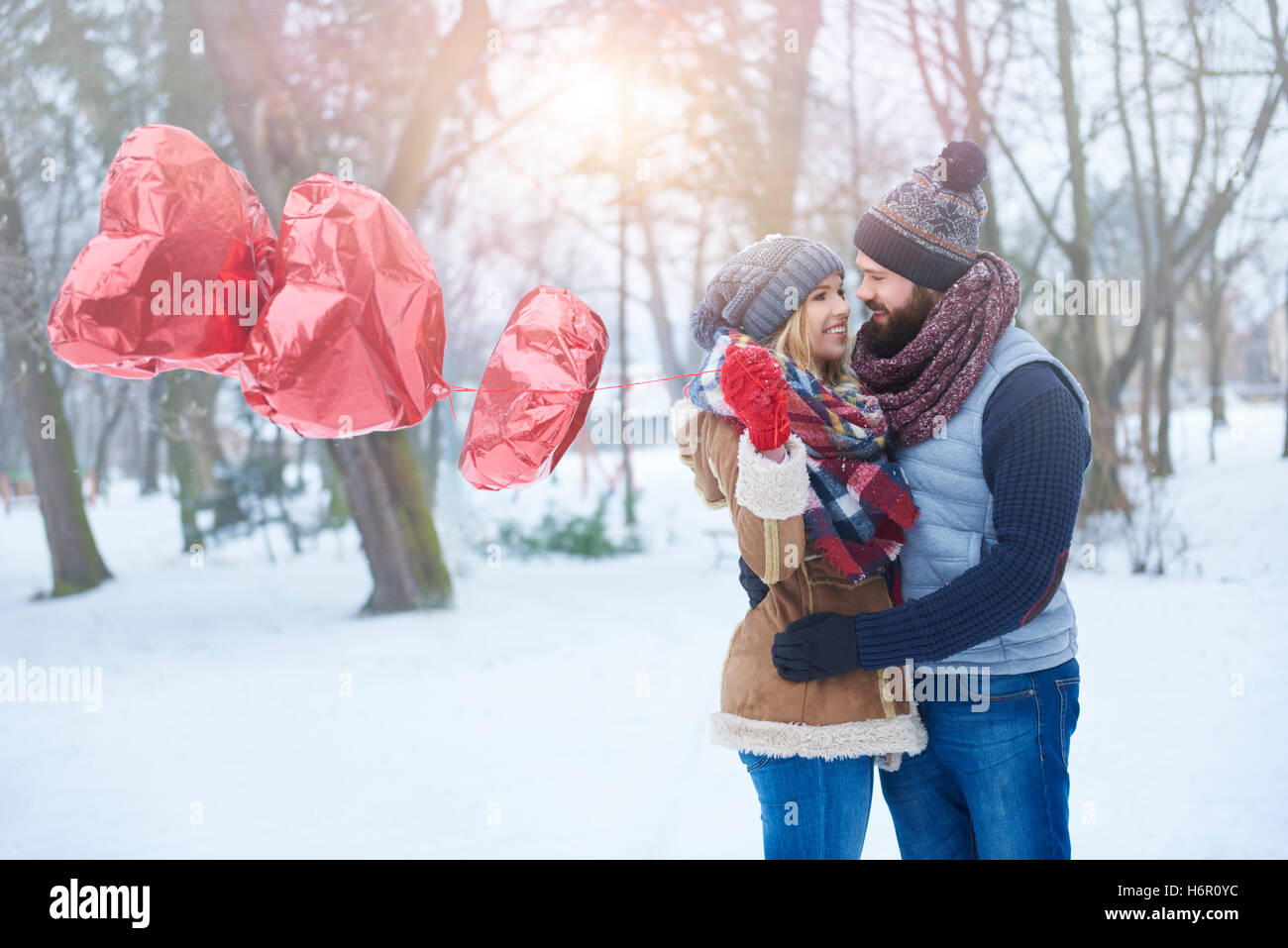 Das Symbol der ewigen Liebe Stockfoto