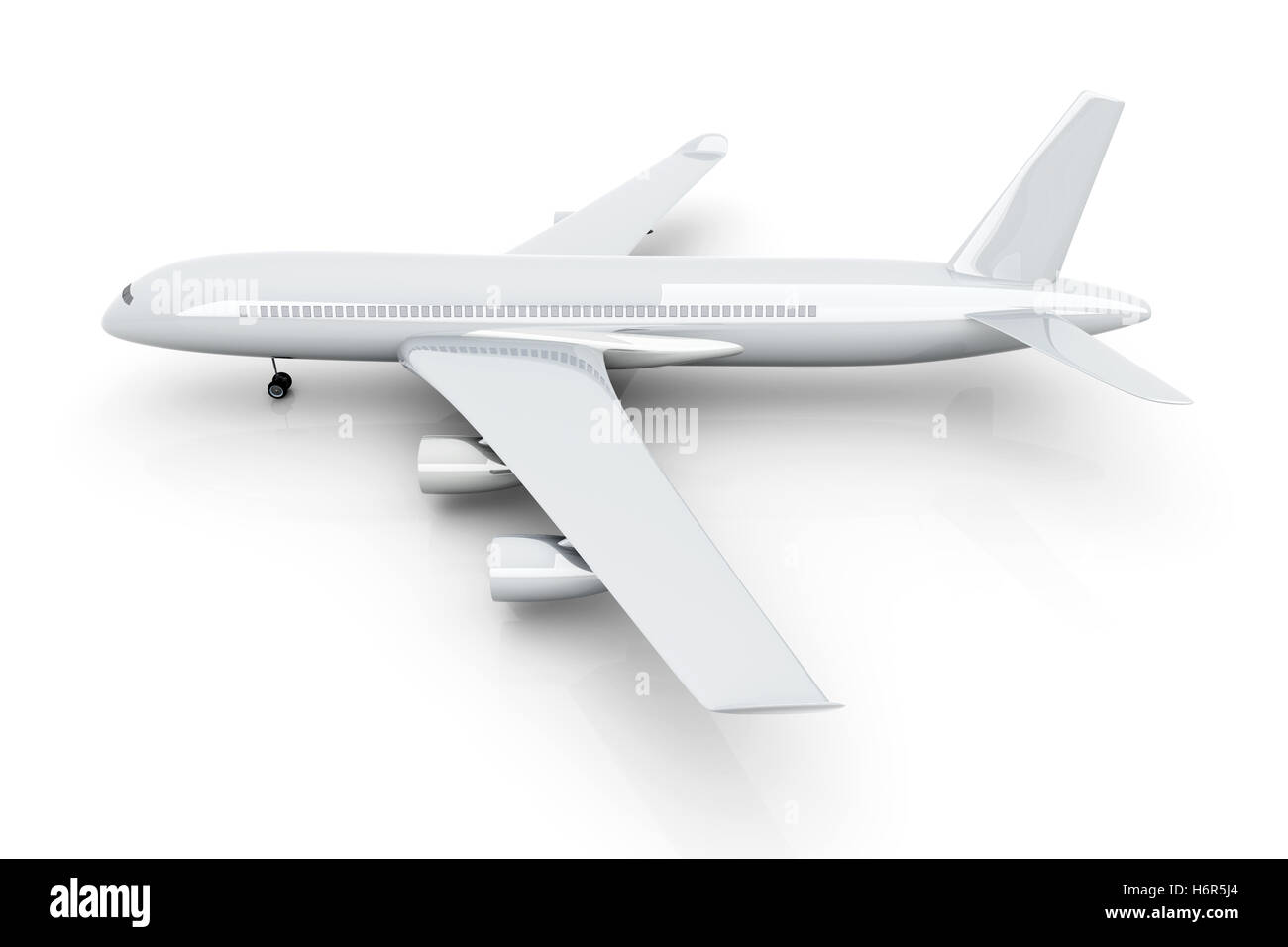 Reisen Sie isolierte Flug Verkehr Transport Flügel Fahrzeug Abbildung Airline digital Aviation Air Cockpit Render Flugzeug Stockfoto