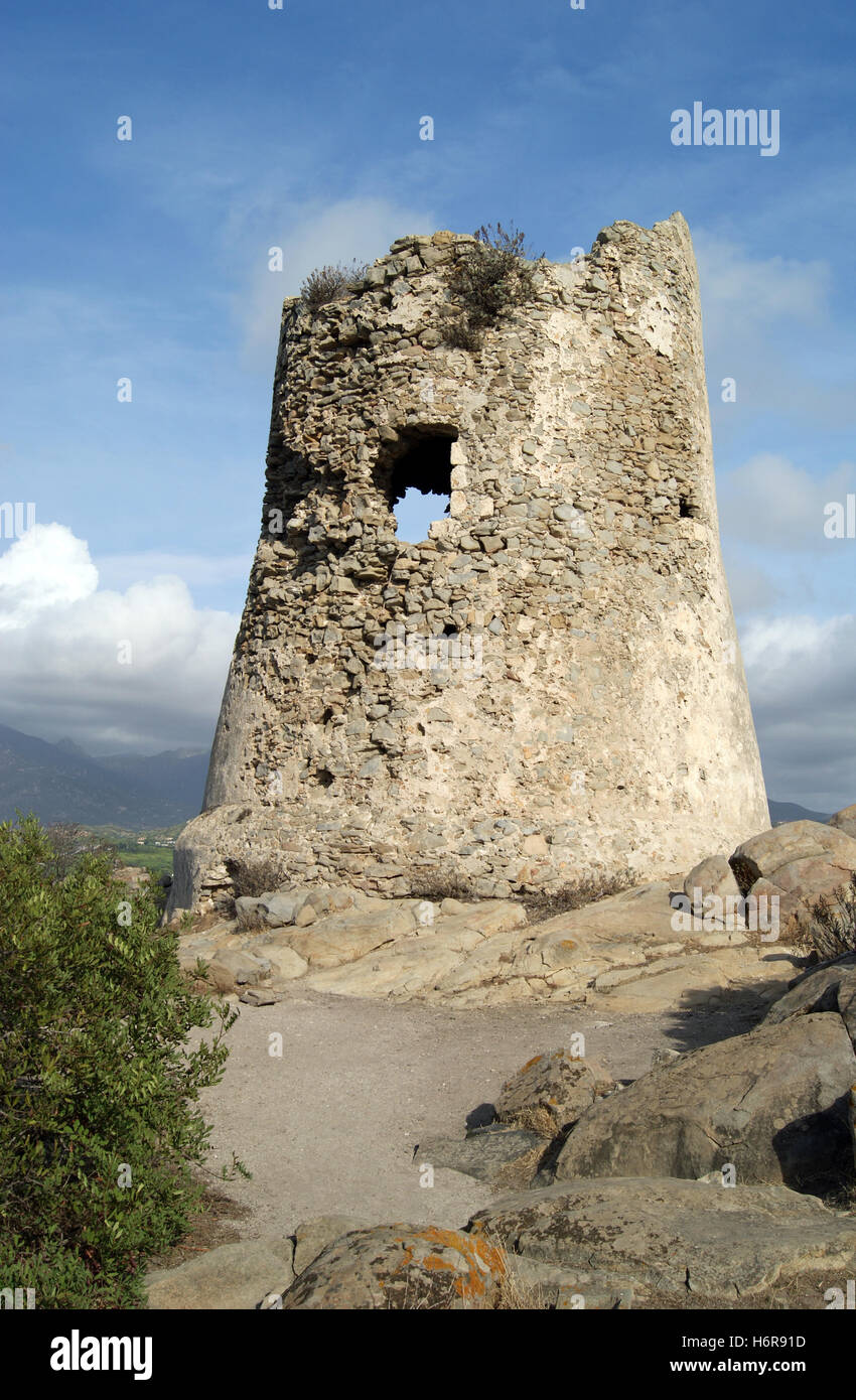 Torre - Porto giunco Stockfoto