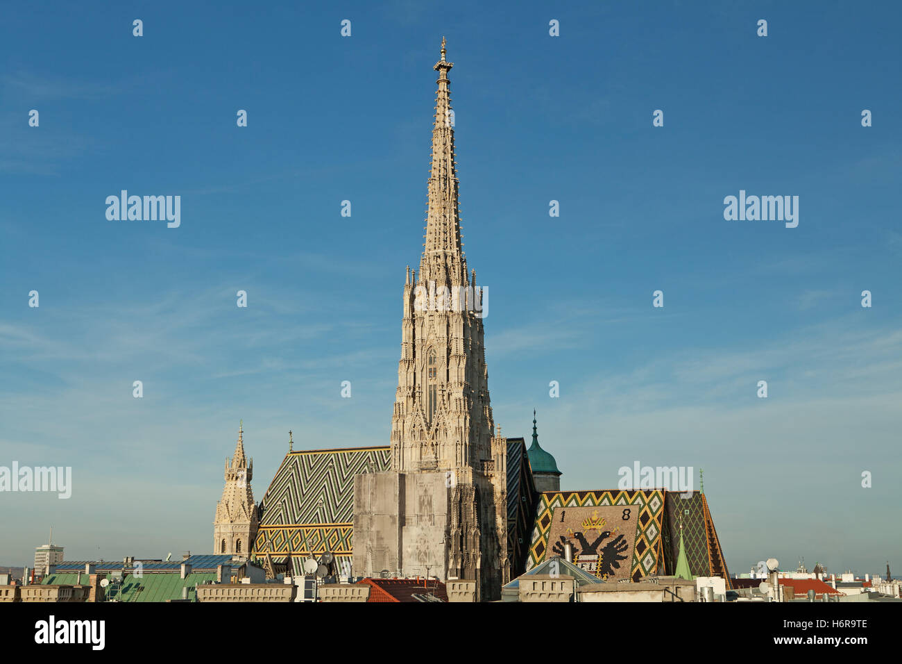 Stephansdom-Wien Stockfoto