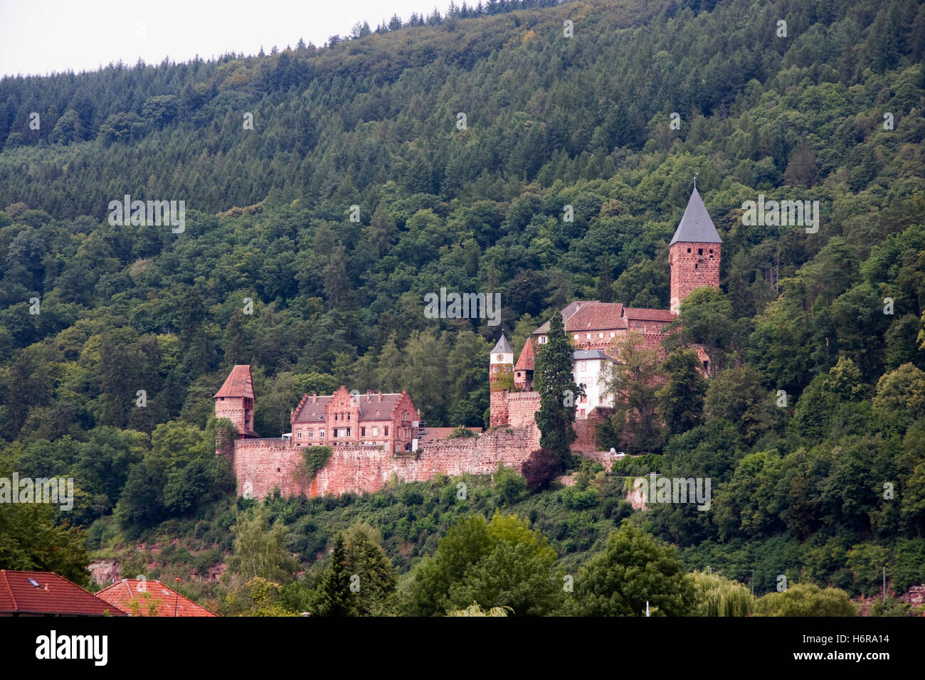 historische Deutschland Bundesrepublik Deutschland Wald-Art von Bau Architektur Baustil Idylle Land realty Stockfoto