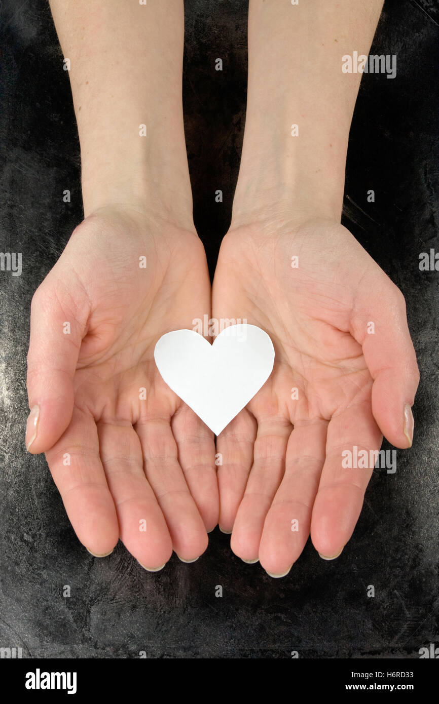 Hand Gefühl romantische Liebling Liebe verliebt verliebte sich in Liebe Valentinstag Herz gesunden Menschen Menschen Menschen folk Personen Menschen Stockfoto