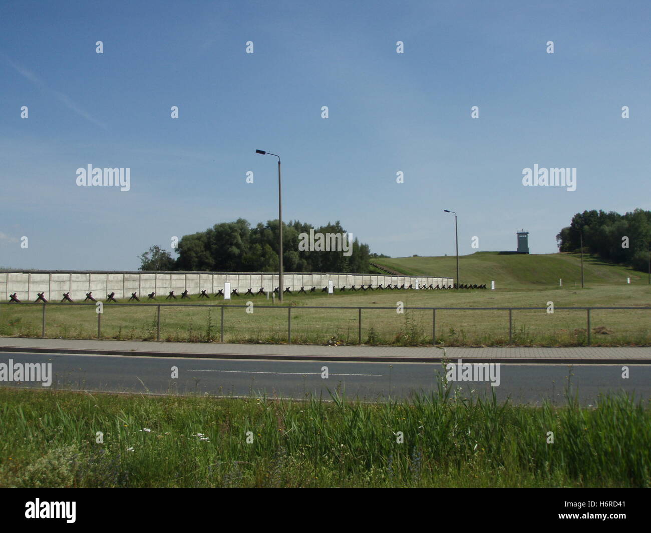 deutsche Geschichte - deutsche Inland border Investition Stockfoto