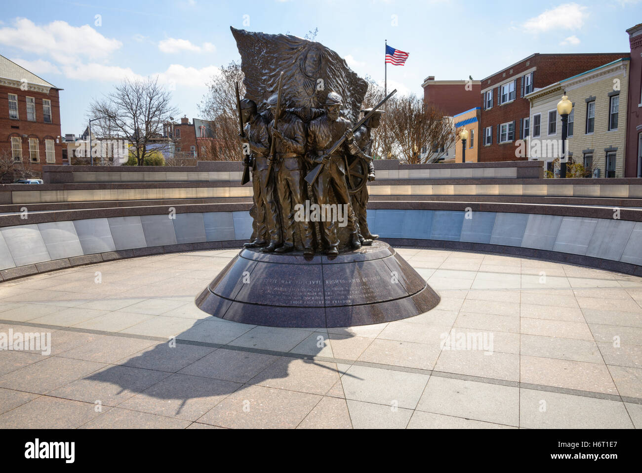 African American Civil War Memorial Stockfoto