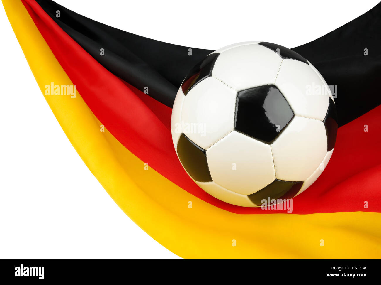 Deutschland im Fußballfieber Stockfoto