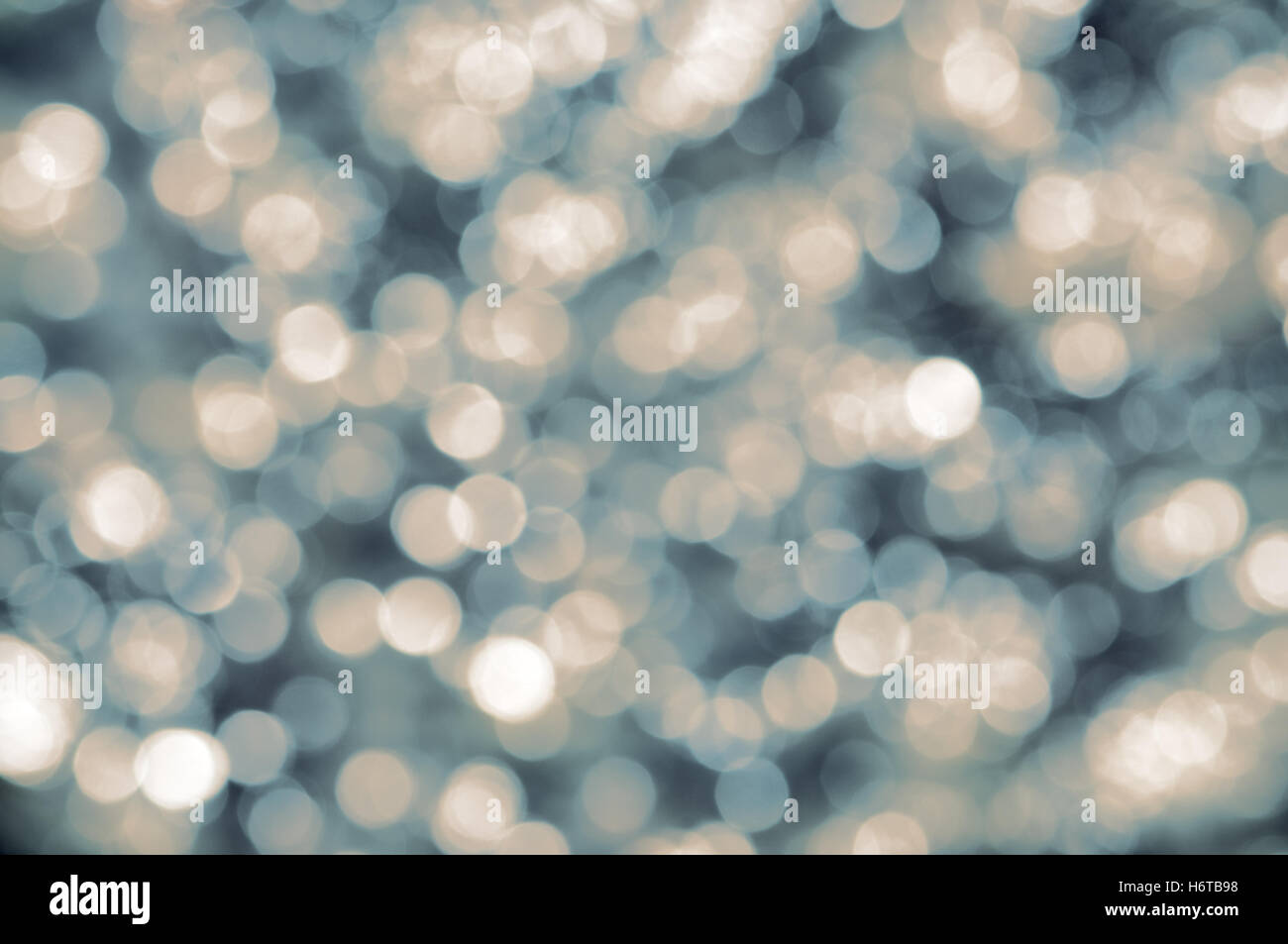 Bokeh Hintergrund in Vintage Farbton Stockfoto