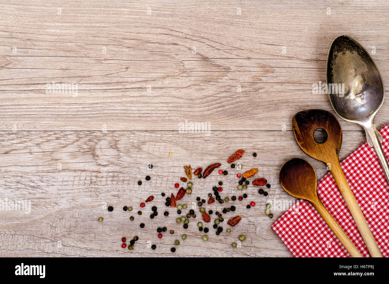 Holz, Menü, Löffel, Restaurant, Snack-Zeit, bukolisch, Hunger, schwarz, dunkelhäutigen, Stockfoto
