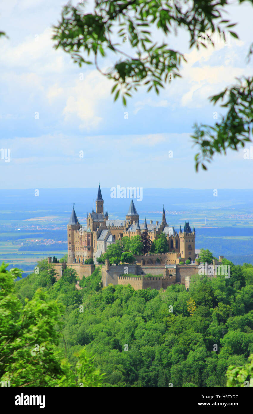 Burg Hohenzollern, schwäbische Alb, Deutschland Stockfoto