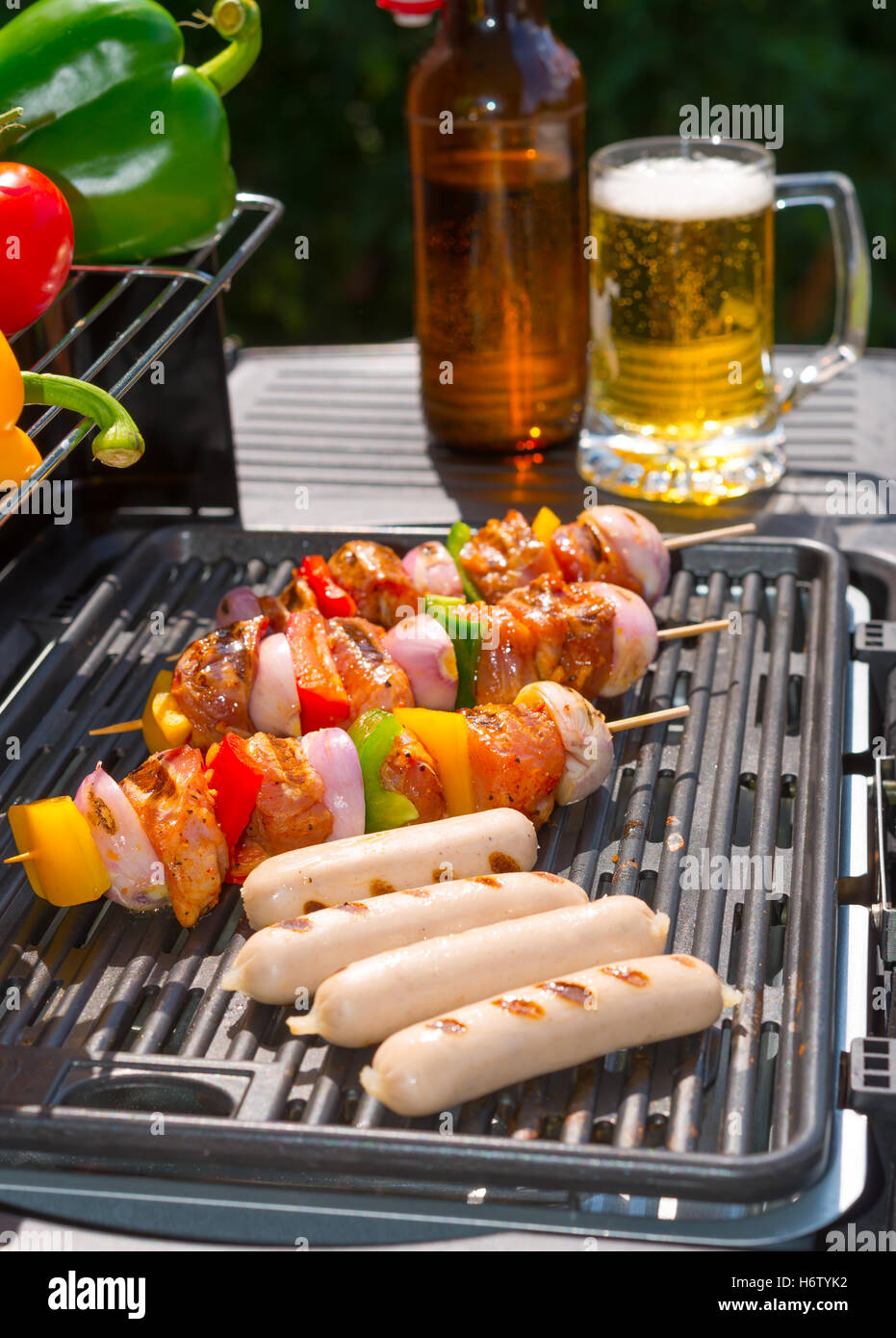 Sommer-Grillparty Stockfoto