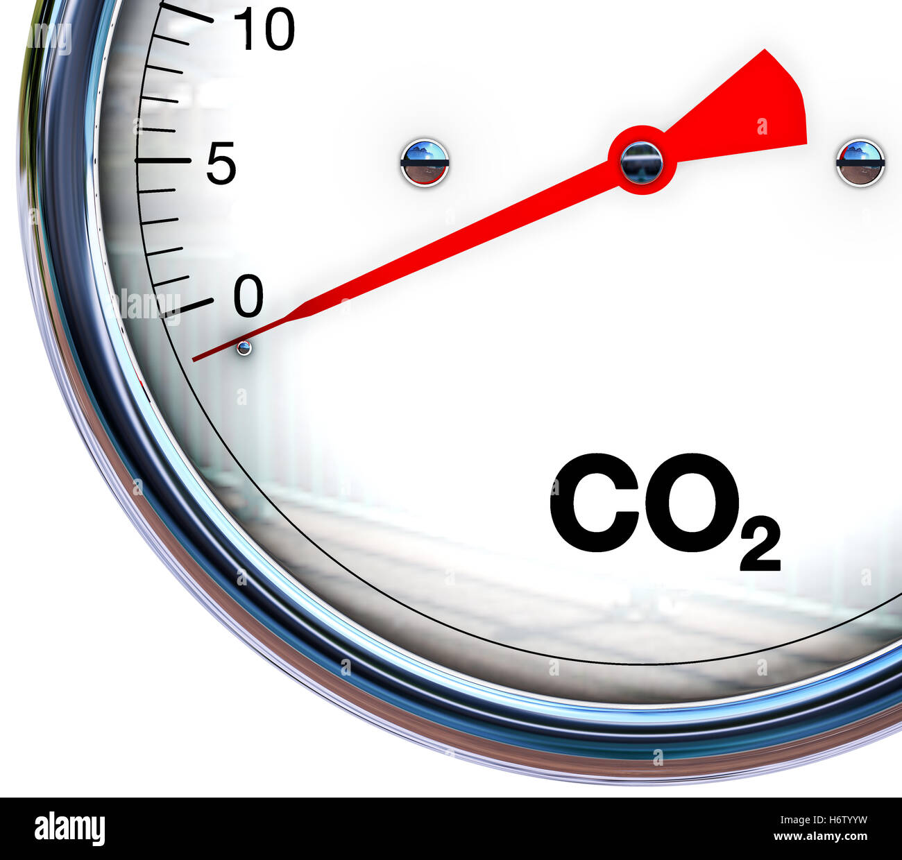 CO2-Reduktion Stockfoto