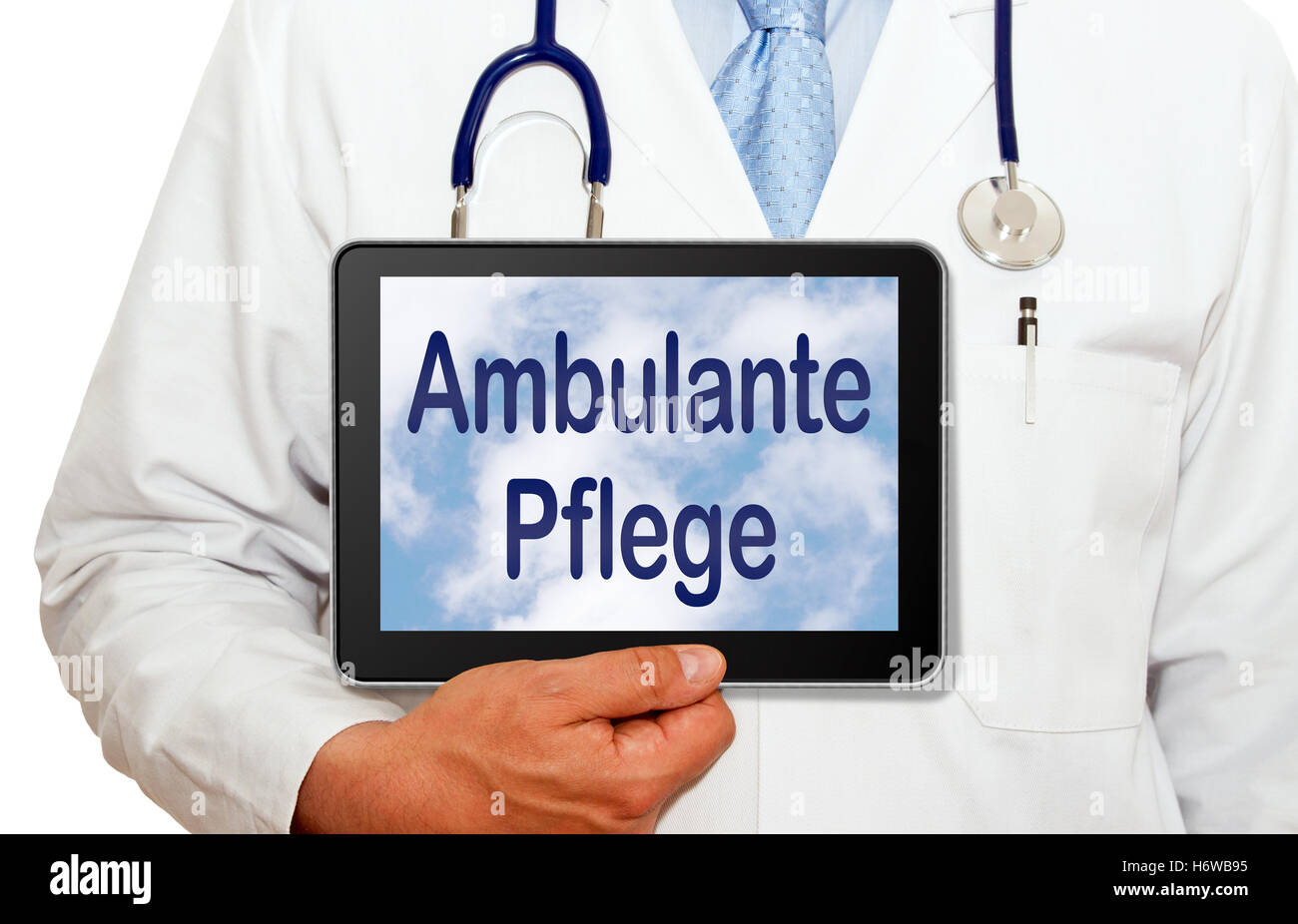 ambulante Pflege Stockfoto