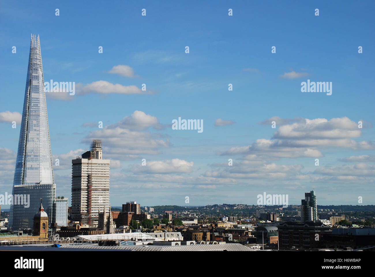 Stadt Skyline Londons Stadtbild Stockfoto