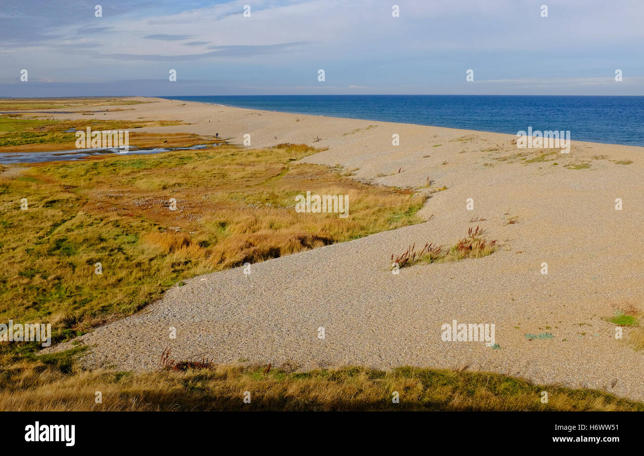 Schindel Bank an Salthouse, North Norfolk, england Stockfoto