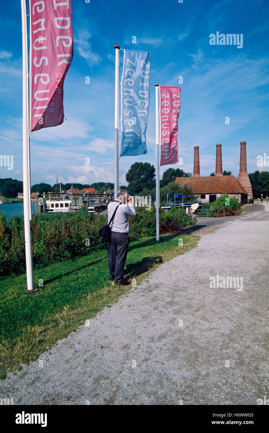 Niederlande, Enkhuizen, Zuiderzeemuseum, Freilichtmuseum Zuiderzee Stockfoto