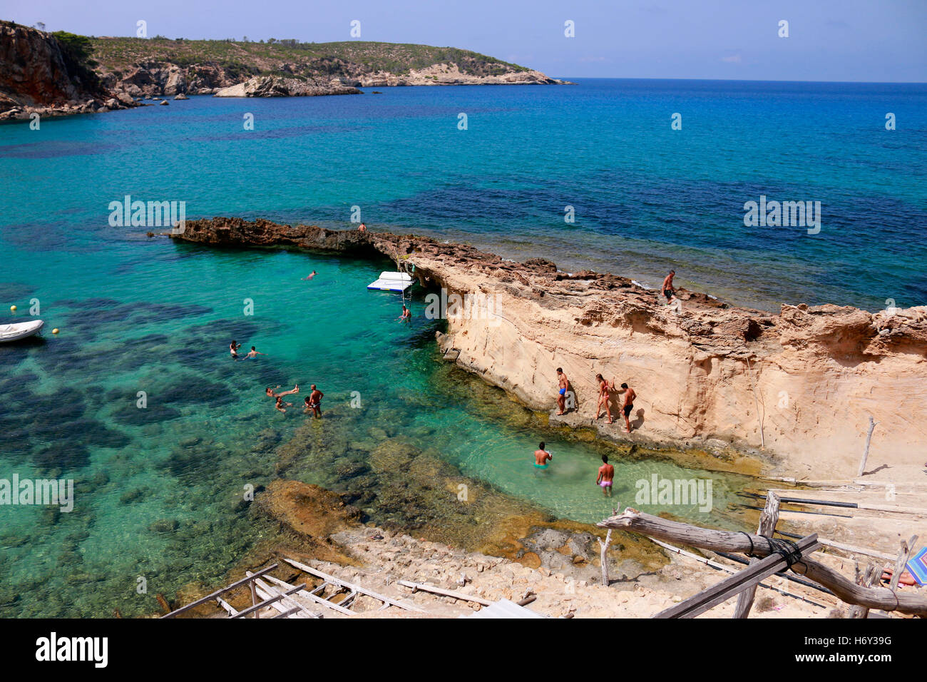 Impressionen: Mittelmeer, Ibiza, Spanien. Stockfoto