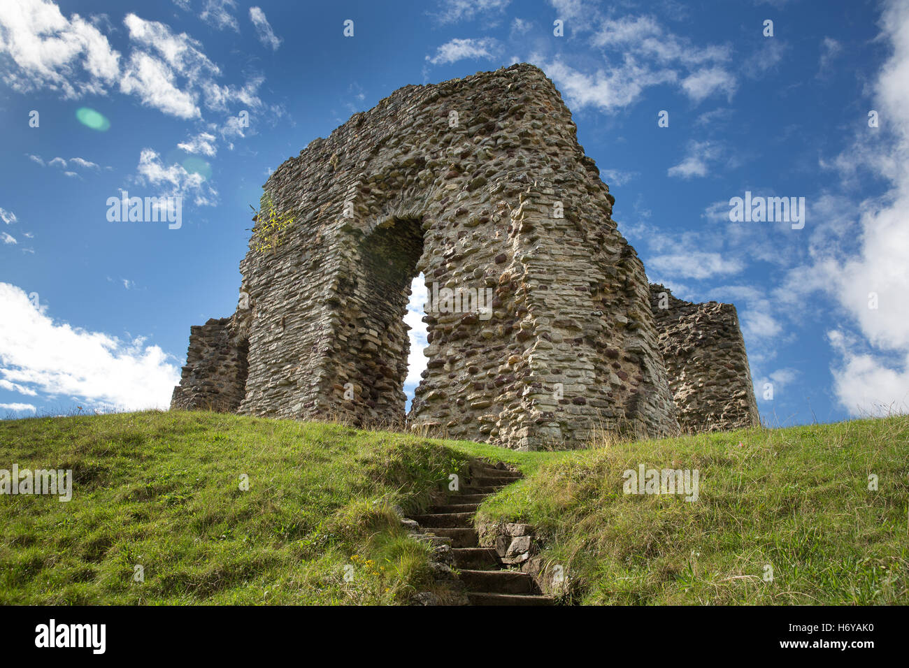 Christchurch Schloss, An English Heritage Site in Christchurch, England. Stockfoto