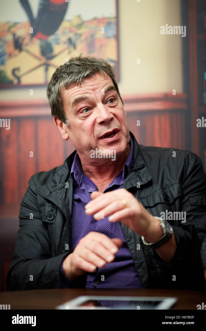 Schauspieler Richard Hawley, Johnny Connor Coronation street Celebrity berühmten spielt, berühmte Persönlichkeit des öffentlichen Lebens Sterne Bekanntheit Leistung Stockfoto