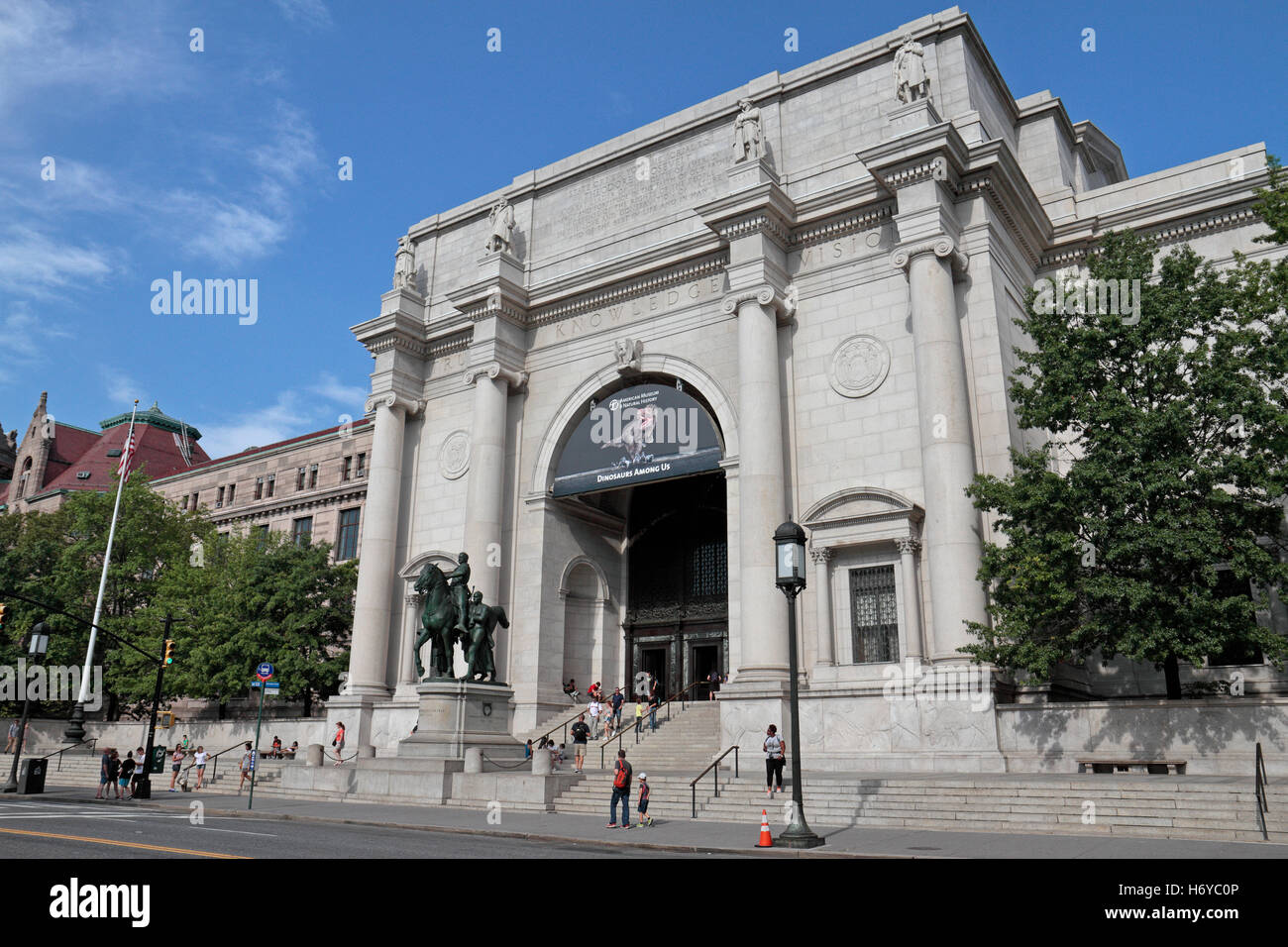Das American Museum of Natural History in Manhattan, New York, Vereinigte Staaten von Amerika. Stockfoto