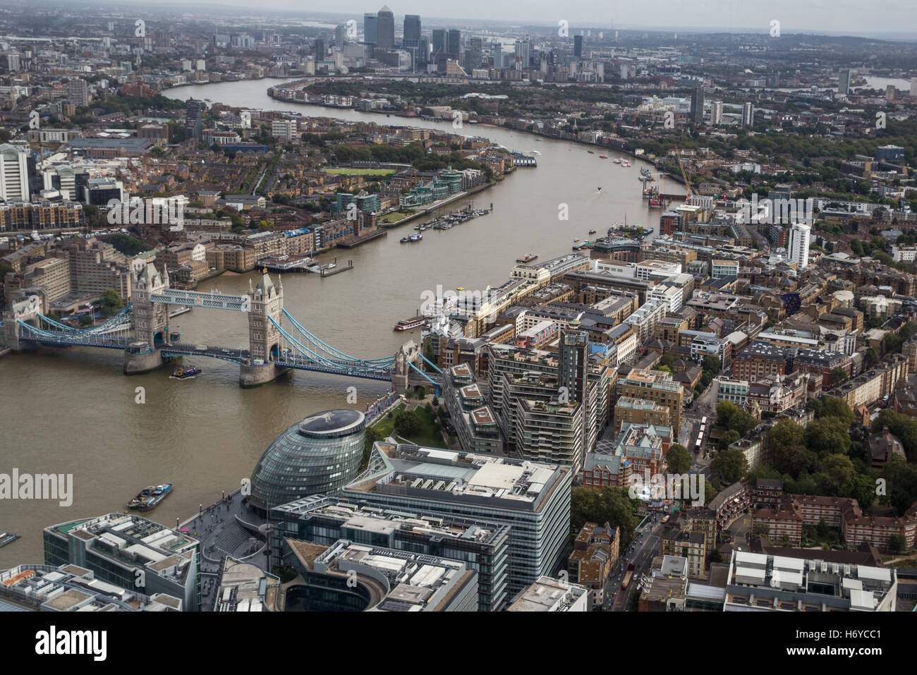 Skyline von London, Dienstag, 27. September 2016. Stockfoto