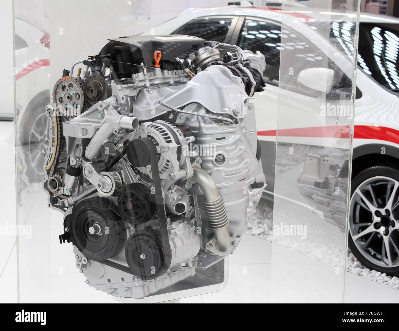 Auto Motor neue Energietechnik Stockfoto