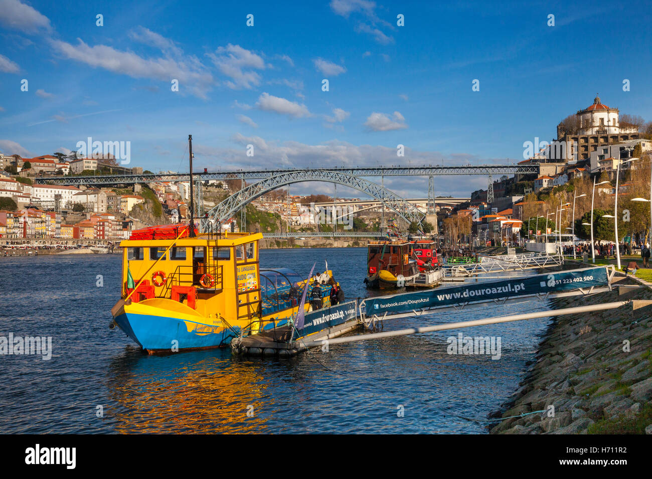 Die Stadt Porto am Fluss Douro, Portugal Stockfoto