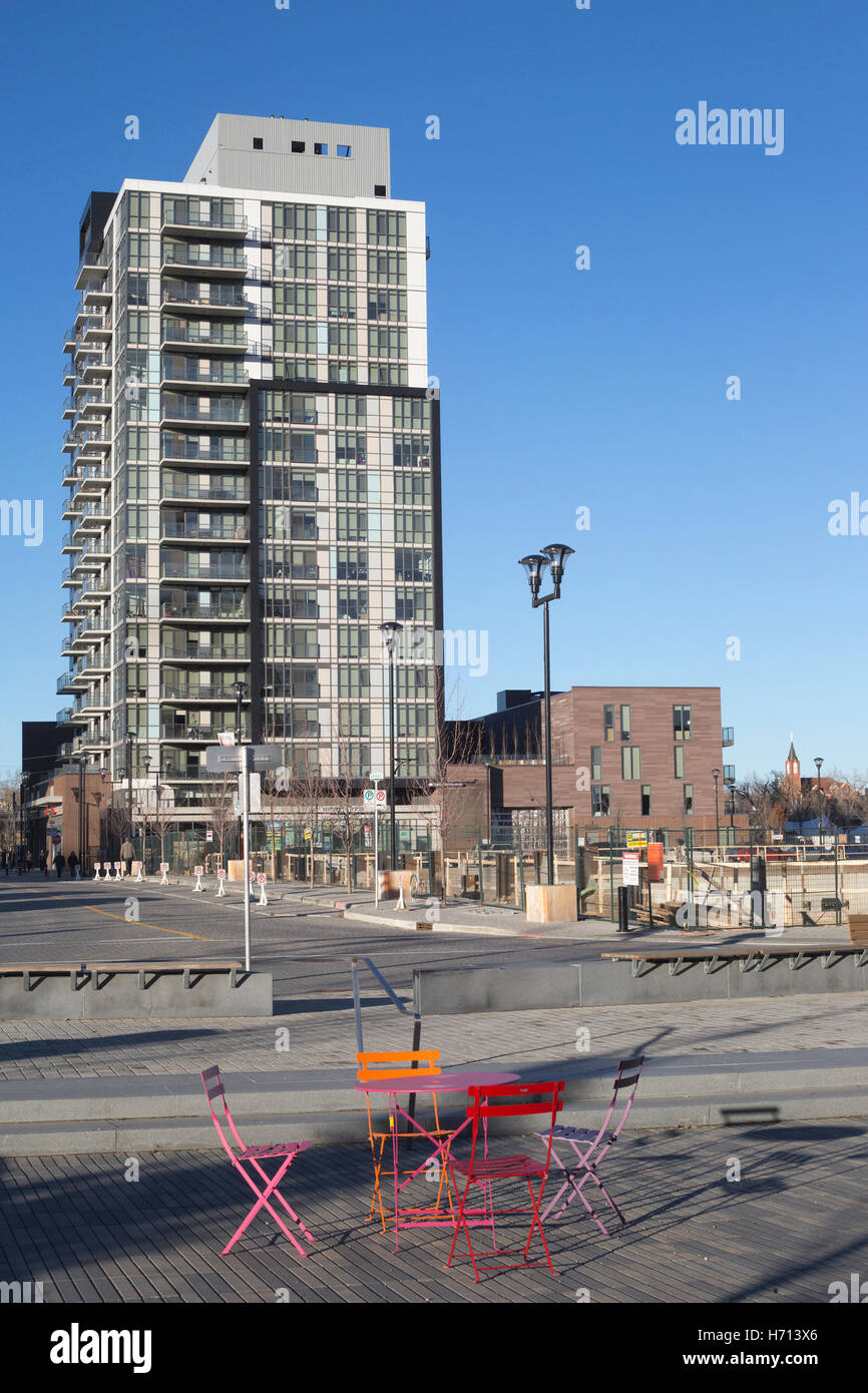 East Village, Calgary Stockfoto
