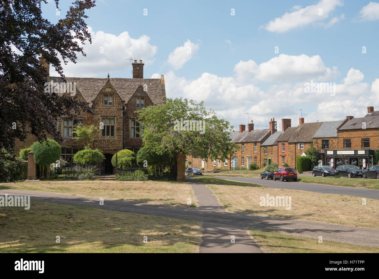 Wohn Häuser im Dorf Adderbury, North Oxfordshire, England, Vereinigtes Königreich Stockfoto
